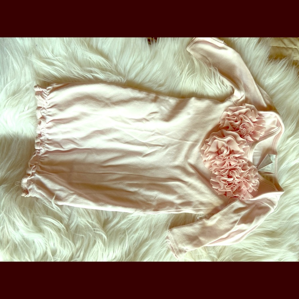 Koala baby sleeper gown with pink bows on collar